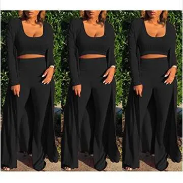 Chic Women's Three-Piece Winter Tracksuit for Any Occasion