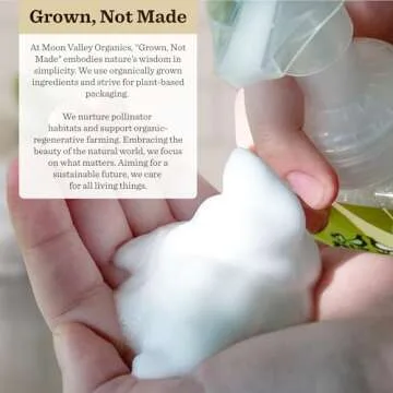 Moon Valley Foaming Hand Soap Refill Pouch, Two-Pack Unscented Soap, Vegan and Non-GMO, Environmentally Friendly Option