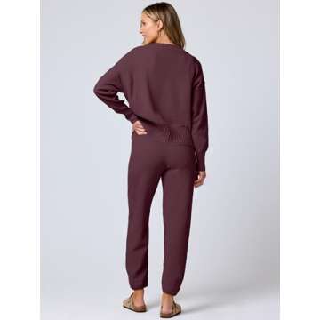 Stylish Women’s Cardigan and Jogger Set for Fall