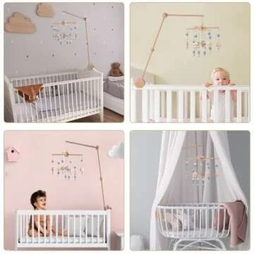 BlueMello Starry Night Baby Mobile Toy for Nursery