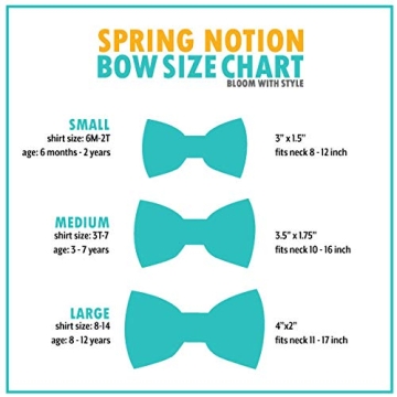 Spring Notion Boys' Linen Bow Tie Sage Adjustable Stylish