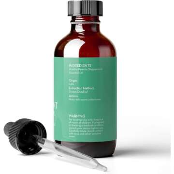 Pure Body Naturals Peppermint Essential Oil 4 fl oz