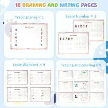 Montessori Activity Book for Toddlers 1-8 | Learning Toy