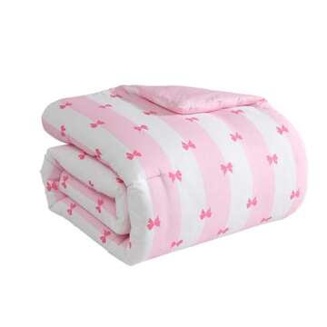 Betsey Johnson Comforter Set - Soft Bedding with Throw