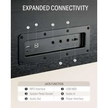 Donner DDP-100 Digital Piano with 88 Weighted Keys