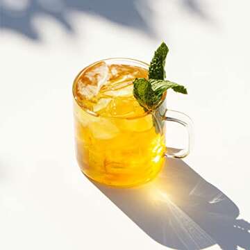 Pique Organic Mint Green Tea Crystals - Support Healthy Digestion, Immunity and Energy. Caffeinated Green Tea with Spearmint - 14 Single Serve Sticks (Pack of 1)