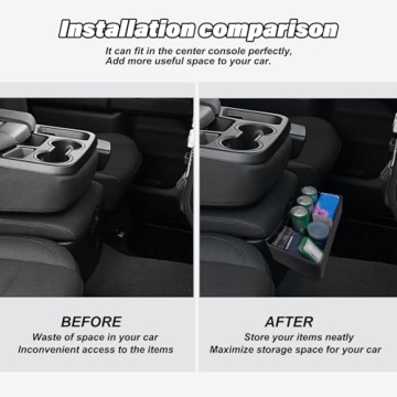 JKCOVER Center Console Organizer for Chevy Silverado and GMC