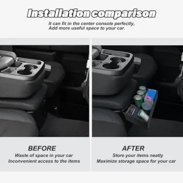 JKCOVER Center Console Organizer for Chevy Silverado and GMC