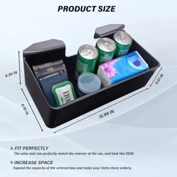 JKCOVER Center Console Organizer for Chevy Silverado and GMC