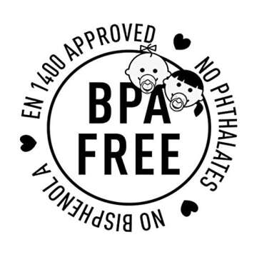 BIBS BPA-Free Natural Rubber Baby Pacifier | Made in Denmark (Vanilla Night, 18-36 Months) 2-Pack