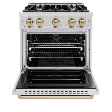 ZLINE Autograph Edition 30" Dual Fuel Range with 4 Burners