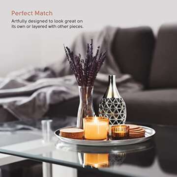 Luxury Metal Vase for Home Decor - Elegant Centerpiece