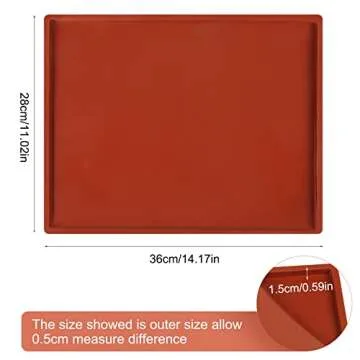 RESOME Swiss Roll Cake Mat - Flexible Silicone Baking Tray