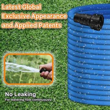 Joyday 25ft Garden Hose - Lightweight & Durable Water Hose