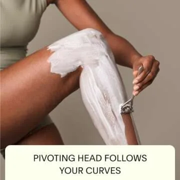 Leaf Shave | Leaf Razor, Rose Gold - All-Metal, Eco-Friendly Razor for Women & Men; Includes 10 Stainless Steel Single-Edge Razor Blades; Recommended for Head Shaving and Leg Shaving