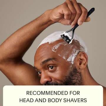 Leaf Shave | Leaf Razor, Rose Gold - All-Metal, Eco-Friendly Razor for Women & Men; Includes 10 Stainless Steel Single-Edge Razor Blades; Recommended for Head Shaving and Leg Shaving