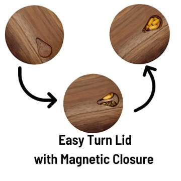 Wood Daily Weekly Medicine Organizer for Stylish Health Management