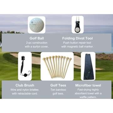 Tall Pines Golf Premium Canvas Hybrid Stand Bag