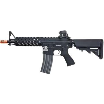 g&g airsoft combat machine m4 raider high-performance full metal gearbox aeg rifle w/ integrated ras...