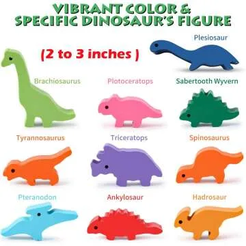 Dinosaur Stacking Toy for Kids 4-7 Years