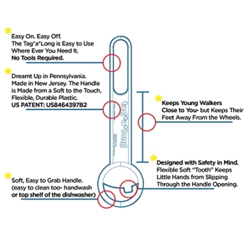 Tagalong Stroller Accessory for Toddler Safety and Travel