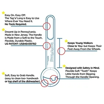 Tagalong Stroller Accessory for Toddler Safety and Travel