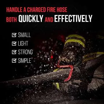 Motis - Snagger Tool for Firefighting, a Powerful Multi Tool Firefighter Gear, Firefighter Tools, Red