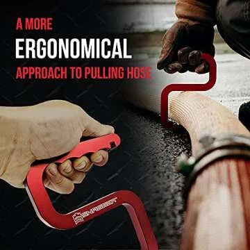 Motis - Snagger Tool for Firefighting, a Powerful Multi Tool Firefighter Gear, Firefighter Tools, Red