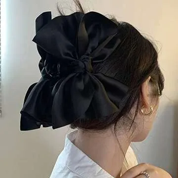 Stylish Wiwpar Ribbon Bow Hair Clip for All Occasions