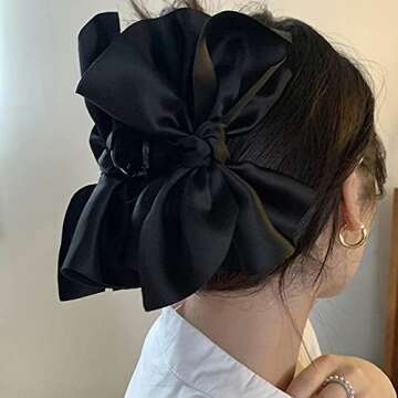 Stylish Wiwpar Ribbon Bow Hair Clip for All Occasions