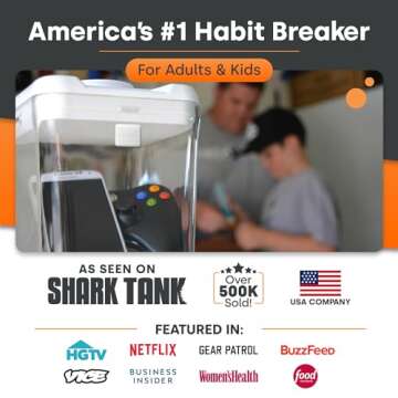 kSafe Time Locking Container, Break Bad Habits - Quit Smoking, Snacking, Drinking & Gaming Addiction...