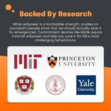 kSafe Time Locking Container, Break Bad Habits - Quit Smoking, Snacking, Drinking & Gaming Addiction, Phone Jail, Medication Lock Box, Family Time (XL, White Lid + 12.3” Clear Base)