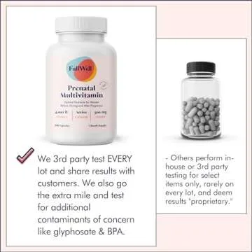 Premium FullWell Prenatal Vitamins with Lemon Essence - 30 Servings