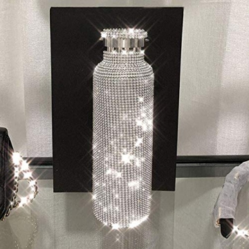 helegeSONG Bling Diamond Water Bottle for Women