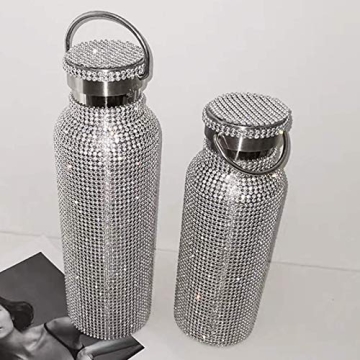 helegeSONG Bling Diamond Water Bottle for Women