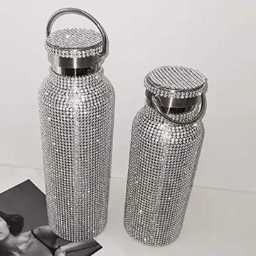 helegeSONG Bling Diamond Water Bottle for Women