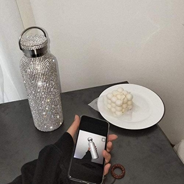 helegeSONG Bling Diamond Water Bottle for Women