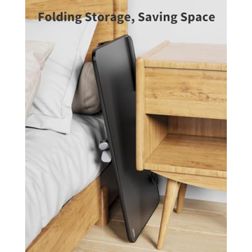 SAIJI Laptop Desk for Bed: Ergonomic & Adjustable Stand