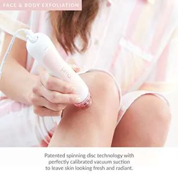 PMD Personal Microderm Classic for At-Home Use, Facial Exfoliator Tool, Microdermabrasion Machine Kit for Face and Body Skincare, With Recovery Mask, Blush