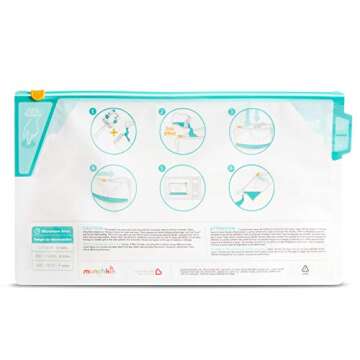 Munchkin® Sterilize™ Microwave Bottle Steam Sterilizer Bags, 30 Uses per Bag, 6 Pack