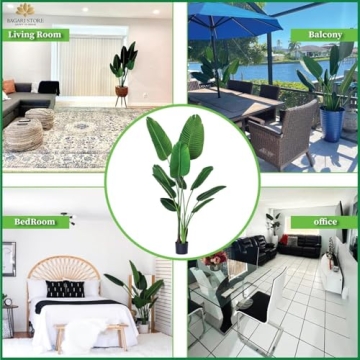 5 Foot Artificial Bird of Paradise Plant for Stunning Decor