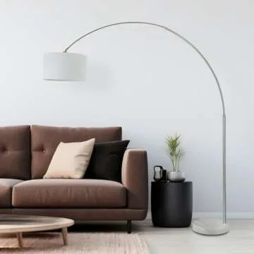 Adjustable Arc LED Floor Lamp - Stylish Home Lighting Solution