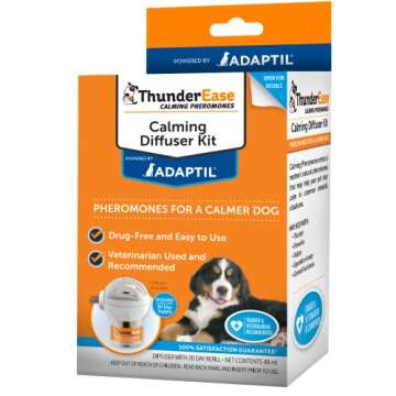 ThunderEase Dog Calming Pheromone Diffuser Kit | Powered by ADAPTIL | Vet Recommended to Relieve Sep...