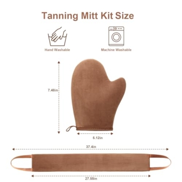 2 IN 1 Self Tanning Mitt Applicator Kit