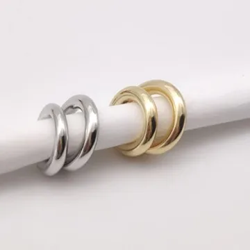 Ear Cuffs Non Piercing Aretes De Mujer Gold Chunky Earrings for Women Clip On Earrings Non Tarnish Gold Earrings Gifts Trendy Stuffers