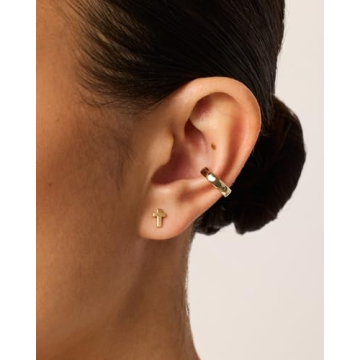 PAVOI Mini Cross Stud Earrings - Elegant & Hypoallergenic