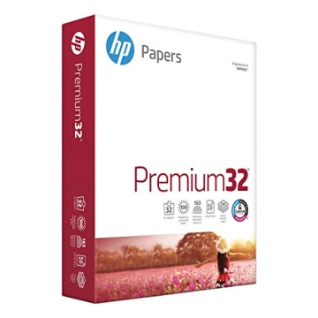 HP Premium 32 lb Printer Paper | 8.5 x 11 | 500 Sheets | Bright White
