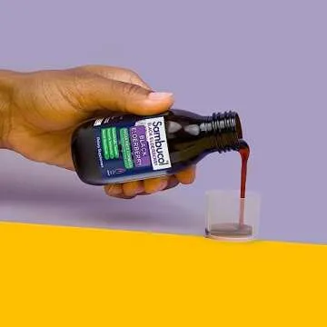 Sambucol Sugar-Free Black Elderberry Syrup - Sambucus Elderberry Syrup for Adults Immune Support, Elderberry Liquid, Elderberry Extract - 4 Fl Oz