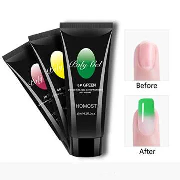 Poly Nail Extension Gel Kit for Stunning Nail Designs