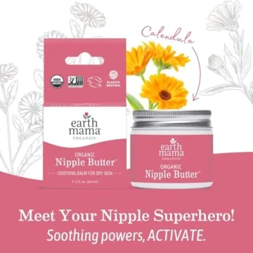 Earth Mama Organic Nipple Butter™ - Safe Nipple Cream for Moms